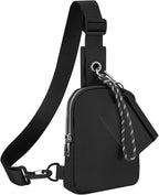 Waterproof Clear Bag for Stadium Events, Women's Crossbody Clear Sling Bag with Coin Wallet, Shoulder Bag for Daily Use