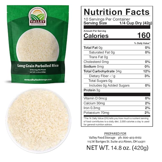 68 Serving Freeze Dried Beef & Rice Bucket | Premium Emergency Food Supply, Contains 924 g Protein | Non-GMO Survival Food 25 Year Shelf Life | Prepared Foods Survival Kits from Valley Food Storage