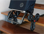 Rolser I-Max MF 6 Wheel Stair Climber Foldable Shopping Trolley - Burdeos