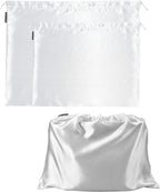 2 Pack Dust Bags for Handbags Silk Dust Cover Bag for Handbags Purses Shoes, Dustproof Drawstring Bag Travel Storage Pouch
