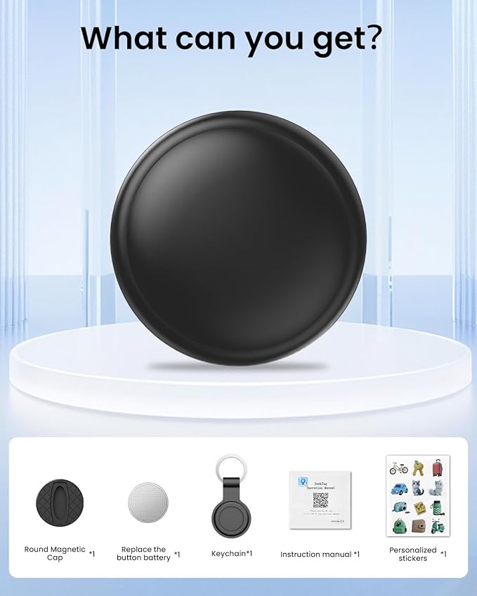 GPS Tracker Device for Car and Vehicles: Mini Hidden Magnetic no Subscription Trackers for Tracking Kids Elderly Vehicle pet - Real Time Location Track Devices no Monthly Fee for Android and iPhone