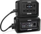 OUPES Power Station Mega 1 & B2 Extra Battery, 3072Wh Power Supply w/ 4 2000W AC Outlets (4500W Peak), LiFePO4 Battery Power for Outdoor Camping, Home Backup, RV Emergency