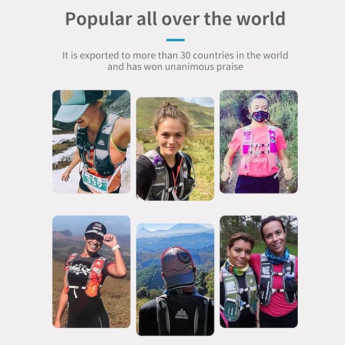 AONIJIE Hydration Backpack Vest for Outdoor Sports Breathable and Lightweight,Hydration Pack for Running, Cycling, and Hiking