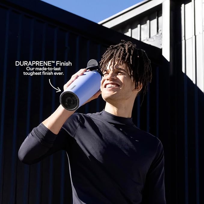 Corkcicle Sport Canteen Insulated Tumbler, Rucksack, 32 oz – Reusable Water Bottle Keeps Beverages Cold for 25 Hours & Hot 12 Hours – Cupholder Friendly Tumbler with Screw-On Cap