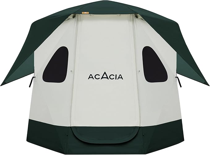 Space Acacia Lite Camping Tent | 2/3/4/8 Person Pop Up Tents for Camping | Lightweight & Durable Beach Tent | Level 7 Wind Resistance, UPF 50+ | Quick Setup for Camping & Backyard