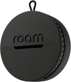 Roam Smart Tracker | Family-Friendly Eco Tracker for Keys, Bags & Kids’ Gear | Works with iOS & Android | Built-in Strap, QR Lost & Found | Replaceable Battery | No Extra App | 1-Pack, Black