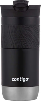 Contigo Byron Vacuum-Insulated Stainless Steel Travel Mug with Leak-Proof Lid Reusable Coffee Mug or Water Bottle BPA-Free 16oz Licorice Keeps Beverages Hot for 6 Hours or Cold for 12 Hours