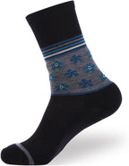 EnerWear 4 Pack Women's Merino Wool Outdoor Hiking Trail Crew Sock