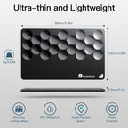 2026 Smart Card Air Tracking Tag | Bluetooth Wallet GPS Tracker | Thin Eco-Friendly Alternative Work with Apple Find my | 6-10 Years Battery | Apple MFi Certified Keys Find Item Locator for Keys, Bags