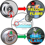 Camping Stove, Backpacking Stove, Foldable, Portable, Lightweight, Piezo Ignition, Single Burner Adjustable, Premium Mini Powerful and Stable Camp Stove for Hiking Picnic, 1+2+1+1pcs