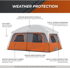 CORE Tent for Family Camping | 10 Person / 11 Person / 12 Person Large Multi Room Cabin Tents for Car Camping & Outdoor Adventures