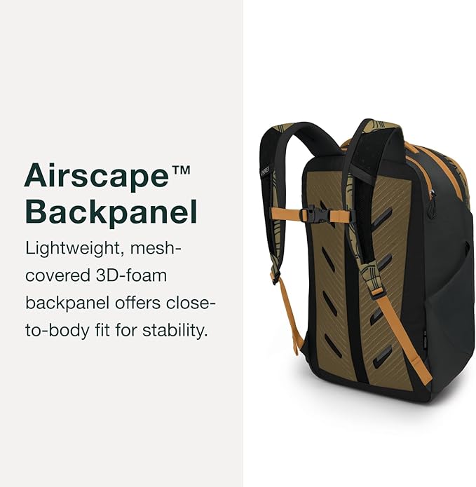 Osprey Proxima 30L Campus Laptop Backpack – Organized Everyday Pack with Tech Storage, Water Bottle Pockets, and Comfortable Carry – Perfect for College, Commute, and Travel, Black