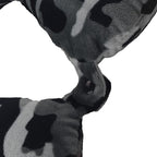 Wolf Essentials Adult Cozy Soft Microfiber Neck Pillow, Compact, Perfect for Plane or Car Travel, Black Camo (Pack of 2)