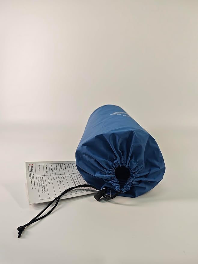 ONTYZZ Sleeping Pad Ultralight Inflatable Sleeping Pad with Built-in Foot Pump Upgraded Durable Compact Camping Air Pad for Camping Hiking Traveling, Blue