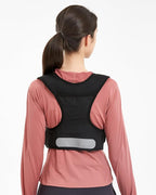 Running Vest for Women Men, USA Original Patent, Adjustable Chest Straps Running Hydration Vest with 500ml Soft Flask, Lightweight Reflective Hydration Backpack for Marathon