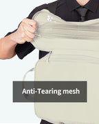 ECOHUB 5 Set Compression Packing Cubes for Suitcases Organiser Bags Set Travel Essentials with Shoe Bag for Traveling Tear-resistant Travel Accessories with ID Tag Expandable Packing Bags(Beige)