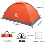 CAMEL CROWN Tents for Camping 2/3/4/5 Person Camping Dome Tent, Waterproof,Spacious, Lightweight Portable Backpacking Tent for Outdoor Camping/Hiking