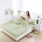 Sleeping Bag Liners Lightweight Travel Camping Sheet Sleep Bag Liner Adults Lightweight Warm Weather Hotel Compact Portable Sleeping Sack Indoor Outdoor Hostels Traveling Backpacking Hiking Blankets