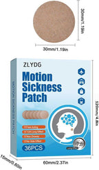 Motion Sickness Patch, 72 PCS Sea Sickness Patch for Cruise,Dizziness Resulted from Travel of Cars, Ships, Airplanes (1 Box) (2 Box)