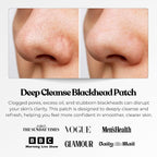 The Patch Collection® – Blackheads Deep Cleansing Pore Strips | Charcoal, Witch Hazel, Aloe Vera (Pack of 20)
