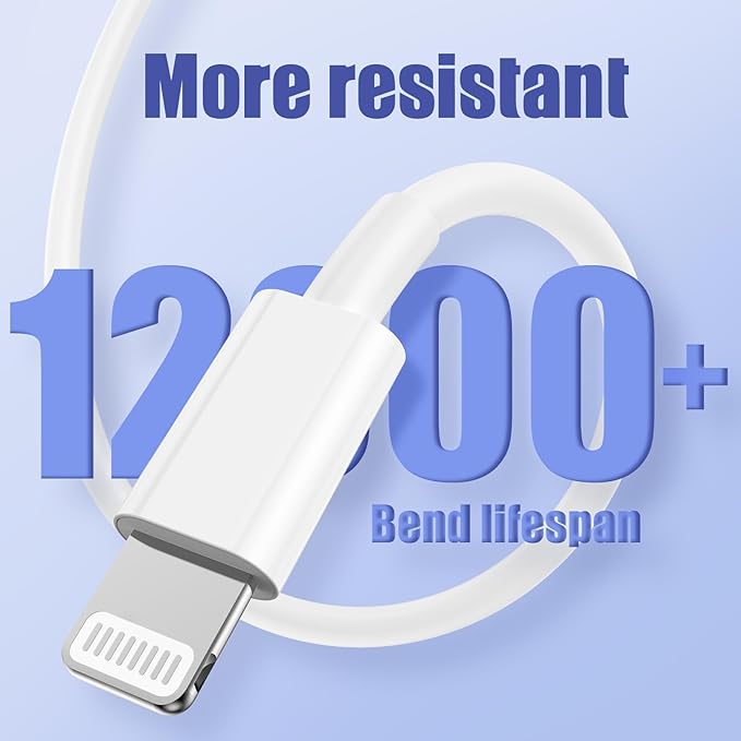 4Pack USB C to Lightning Cable 3FT, Fast Charging Cord for iPhone 14, Replacement for Apple Original Charger Cable for iPhone 14 13 12 11 Pro 11 XS MAX XR 8 7 6s Plus