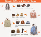 MISSLO Cotton Breathable Dust-proof Drawstring Storage Pouch Bag (Pack 3 XL)