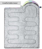 Sleeping Bags for Adults Youth Kids,3D Printing Camping Sleeping Bag for Girls Boys Lightweight Waterproof Cold/Warm Weather Sleeping Bag for 3 Seasons