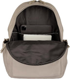 Kenneth Cole REACTION Marley Vegan Pebble Leather Backpack, Taupe, 15" Laptop