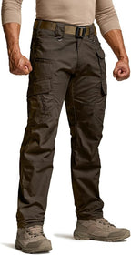 CQR Men's Tactical Pants, Water Resistant Ripstop Cargo Pants, Lightweight EDC Work Hiking Pants, Outdoor Apparel