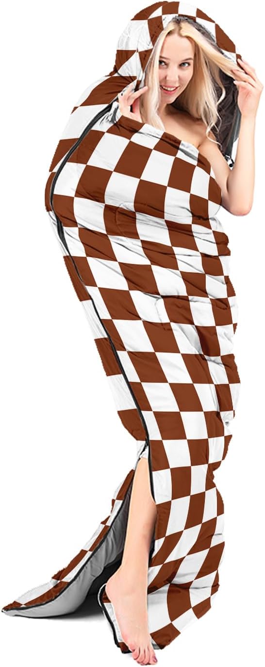 Sleeping Bags for Adults and Kids Backpacking Camping Sleeping Bags for Girls and Boys Lightweight Waterproof Cold/Warm Sleeping Bag for All Season