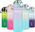 BJPKPK Water Bottle With Straw 18oz Insulated Water Bottles Reusable Stainless Steel Metal Thermo With Leak Proof Lockable Lid And Carry Handle,Lavender Green