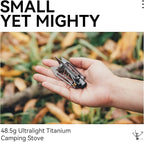 Fire-Maple Hornet II Portable Backpacking Hiking Stove, Mini with High Stability, UItra Light Titanium Gas Stove, for Camping, Backpacking, Hiking, and Survival