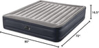 Intex King Air Mattress, Dura-Beam Plus 16.5" Inflatable Bed with Built-in Pump