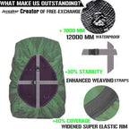 Joy Walker Waterproof Backpack Rain Cover, 12000mm Ultra-Waterproof, Upgraded Ultra-Strong Multilayers, Antislip Buckle Strap