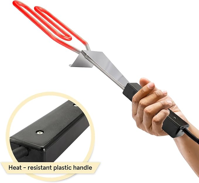 700W Electric Charcoal Starter Fire Lighter for BBQ Grill Smoker Fireplace, Firepit, Stove - Quickly Ignite Coals Briquettes Without Lighter Fluid or Matches - 3 Feet Power Cord