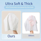 Disposable Compressed Towels, Portable Compressed Towel Tablets, 28Pcs Travel Wash Cloth, Thicker Super Absorbent Wash Cloths for Travel, Face Towel Ideal for Outdoor Camping Hiking (28Pcs)