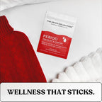 The Patch Collection® – Period Pain Relief Patch | Menthol, Turmeric, Valerian Root, Green Tea, Pomegranate Oil (Pack of 12)