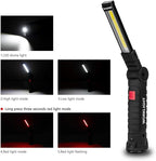 Tool Gifts for Men 2Pack Rechargeable LED Work Lights with Magnetic Base, 360° Rotation,Versatile Lighting for Repairs, Outdoors,Christmas Gifts,Stocking Stuffers Mens Gifts