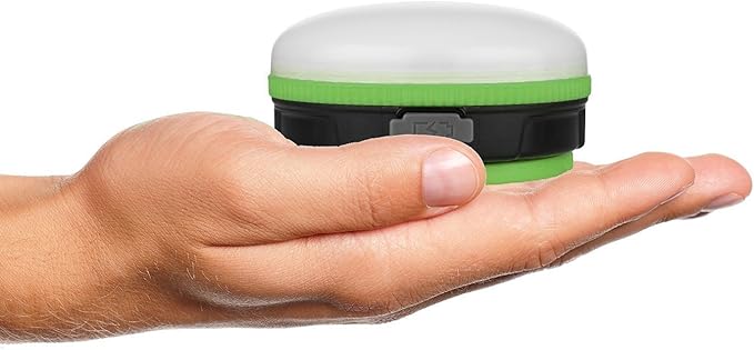 Supernova® Ultra Bright LED Lantern - Rechargeable and Portable Camping Light, Magnetic Hanging Tent Lantern for Emergency, Power Outages & Backpacking, Survival Gear with Retractable Hook (Green)