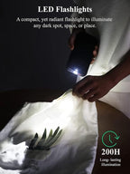 UYAYOHU Power-Bank-Solar-Portable-Charger - 40000mAh Power Bank Large Capacity Built in 3 Output and 1 Input Cables and Flashlight 5V3.1A Fast Charger Compatible with All Smart Phones and Devices