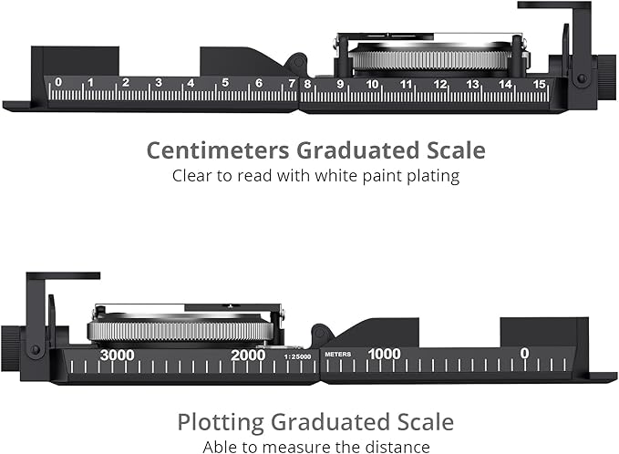 Proster IP65 Compass Hiking Survival - Lensatic Sighting Compass for Camping Navigation, Compass with Clinometer & Carry Bag for Camping Hunting Hiking Geology Activities