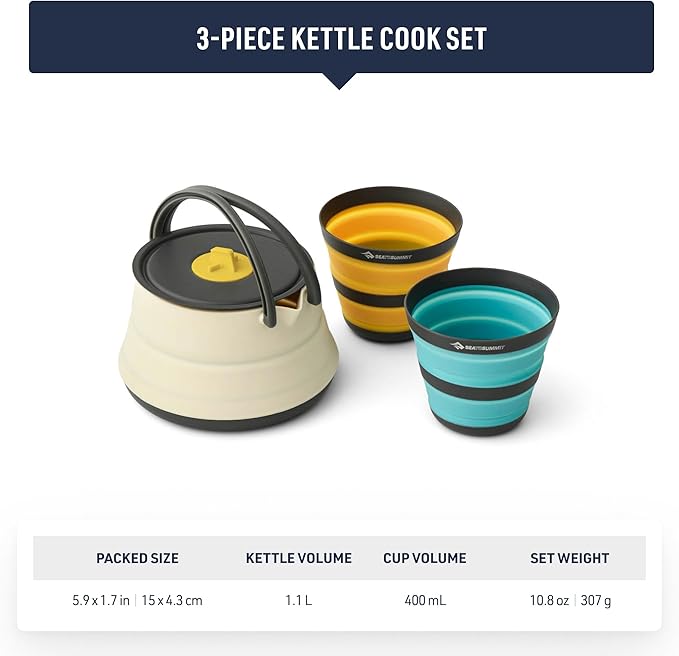 Sea to Summit Frontier Ultralight Collapsible Kettle Cook Set