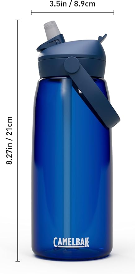 CamelBak Thrive Flip Straw Tritan Renew Water Bottle Oxford, 32oz
