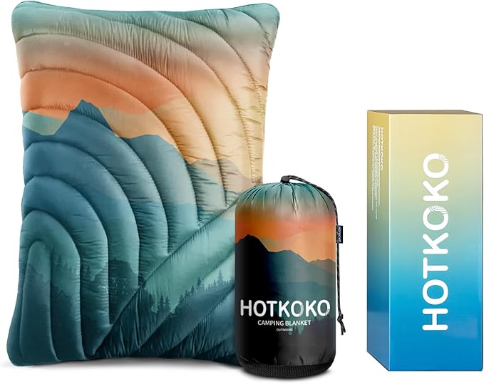 Camping Pillow,Supportive Compressible Travel Pillow Large Size Lightweight Camp Pillow with Storage Bag for Camping,Hiking,Backpacking,Airplane