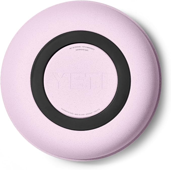 YETI Rambler Low Bowls, Vacuum Insulated, Stackable and Nestable Stainless Steel Bowl with Lid, 3.6 Quart, Cherry Blossom