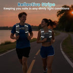 Weighted Vest, 8lb/12lb/16lb/20lb/25lb/30lb Weight Vest with Two Adjustment Straps for Men Women, Weight Vests with Reflective Stripe for Strength Training, Running, Jogging, Walking