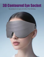 Sleep Eye Mask for Men Women, EVA BELLE Light Blocking Sleeping Mask for Side Sleeper, 3D Contoured Cup Night Blindfold, Lash Extensions 3D Sleeping Mask with Adjustable Strap for Travel, Night & Nap