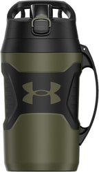 Under Armour Half Gallon Water Bottle Insulated, 64oz Insulated Water Bottle with Handle, Sports Water Jug, Fence Hook, Leak Resistant, for Baseball, Football & More