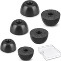 Memory Foam Earbud Tips，Replacement Earbud Tips Ear Bud Replacement Tip Memory Foam Ear Tips IEM Ear Tips Earbud Replacement Tips for 4.0mm Connect Hole Most in-Ear Headphones (S/M/L Total 3 Pairs)