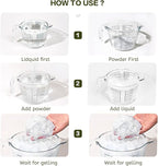 Wenge Poo Gel for Portable Toilet for Camping - 100 Pack Urine Super Absorbent, Solidifier, Liquid Waste Gelling and Deodorizing Powder, Eco Gel for Portable Toilet for Emergency Toilet Essentials